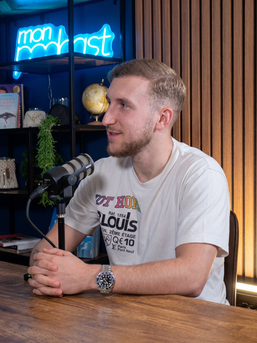 Milan Taildeman, invité au studio Mon Podcast