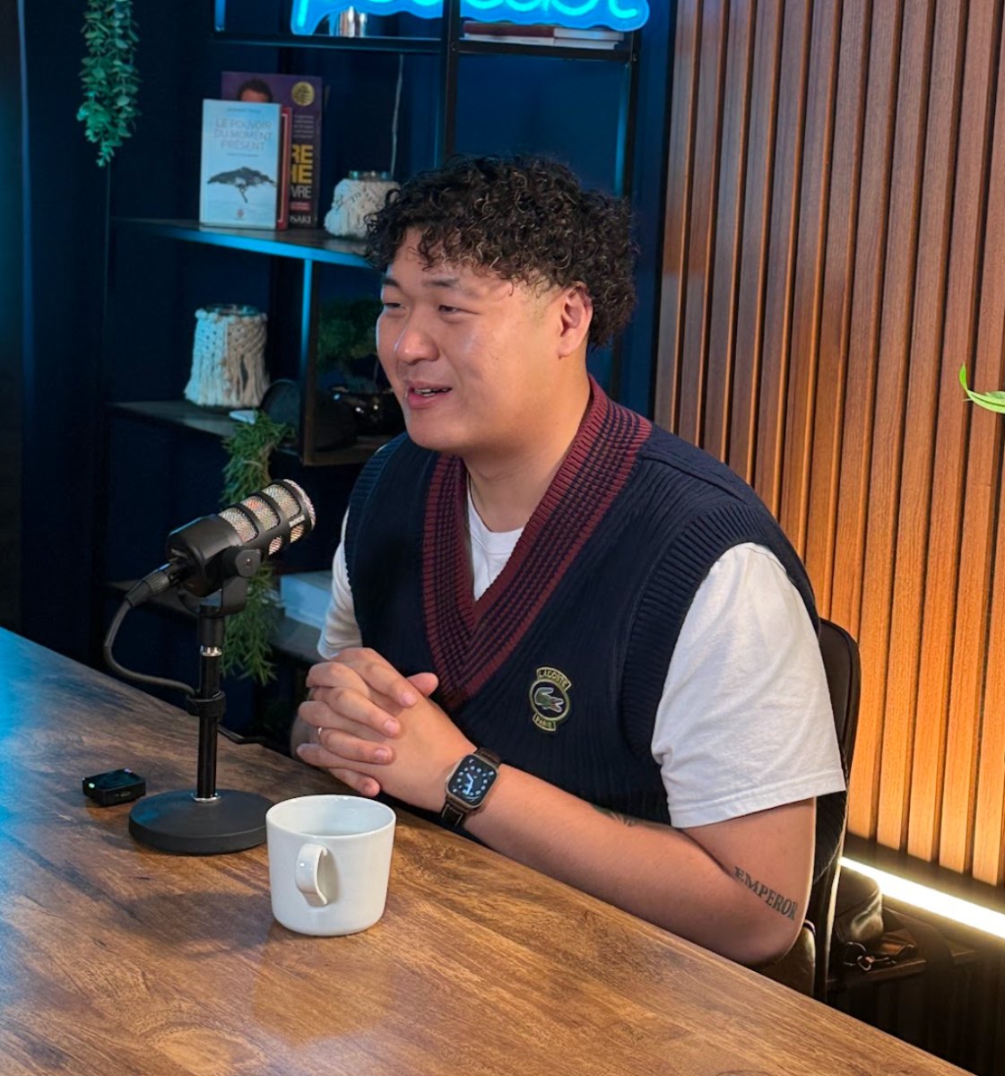 Empereur Zi, invité au studio Mon Podcast
